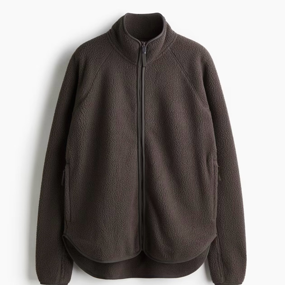 H&M Chocolate Brown Fleece Sweater